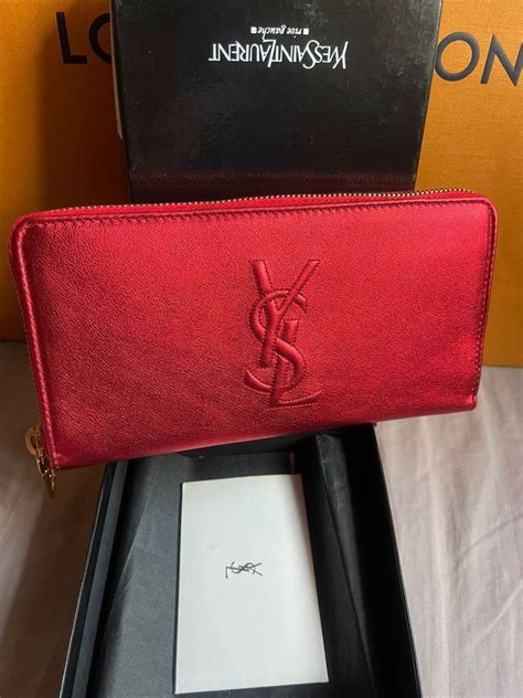 ysl wallet authenticii